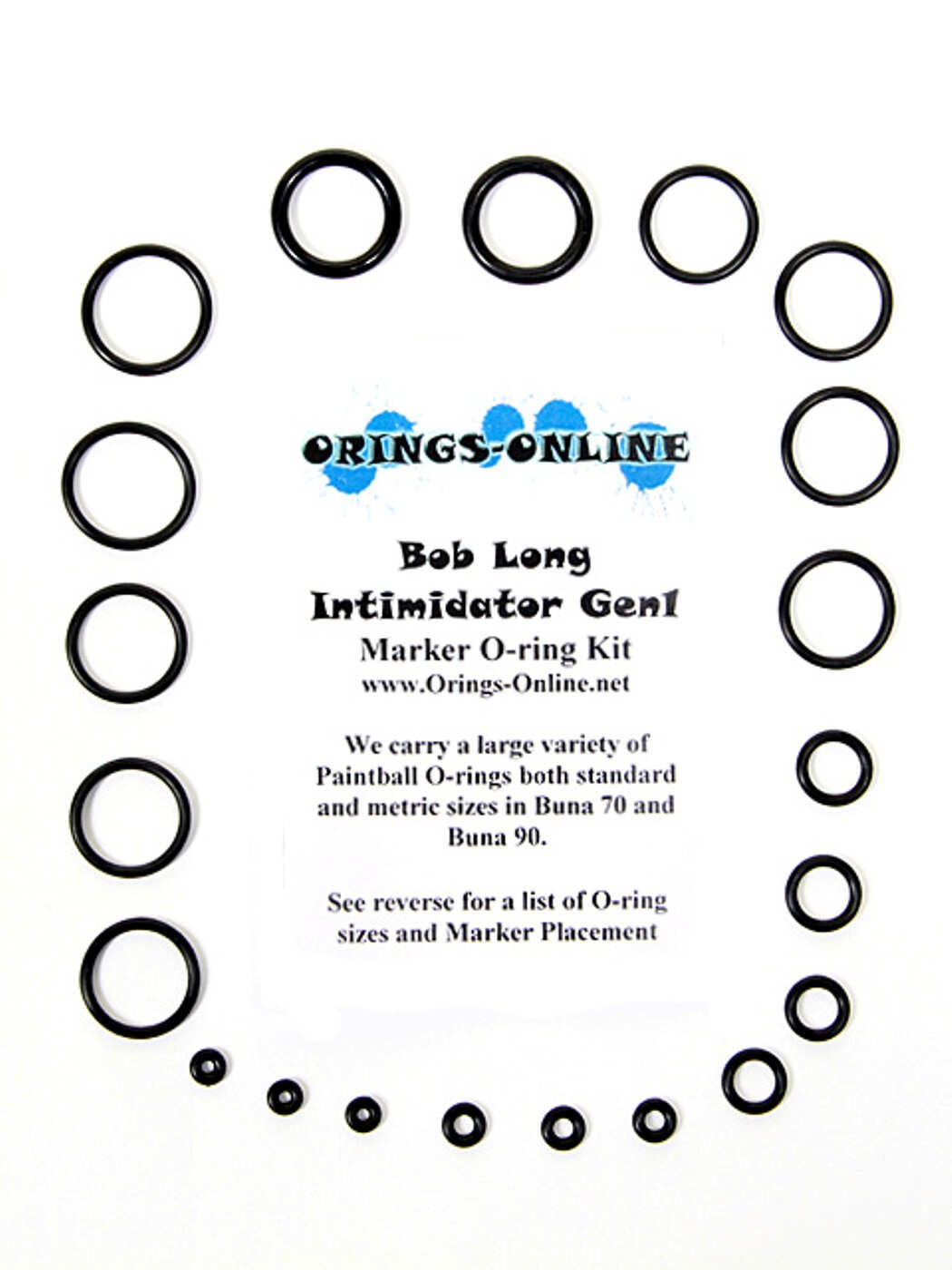 Bob Long Intimidator Gen1 Marker O-ring Kit